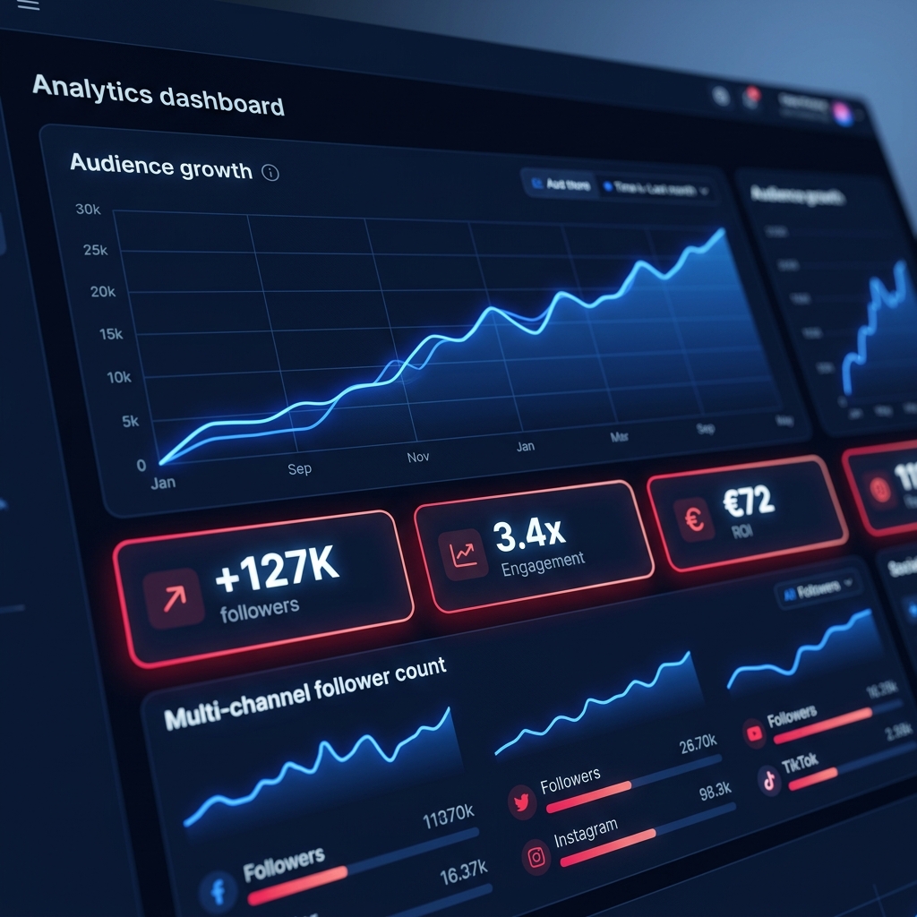 AudienceGrowthStrategist Analytics Dashboard